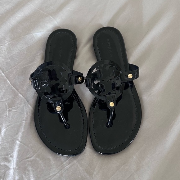 Tory Burch Miller Black Sandals - Picture 1 of 4